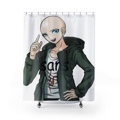 Komaeda Sans Themed Shower Curtain
