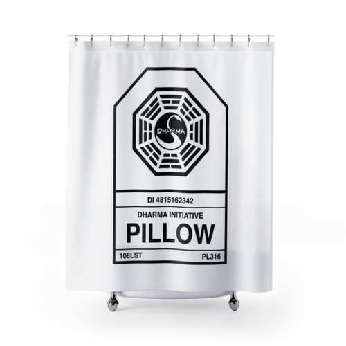 Dharma Initiative Lost TV Show Shower Curtains