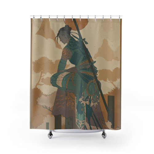 Beauregard Shower Curtains for Dungeons and Dragons Themed Bathroom