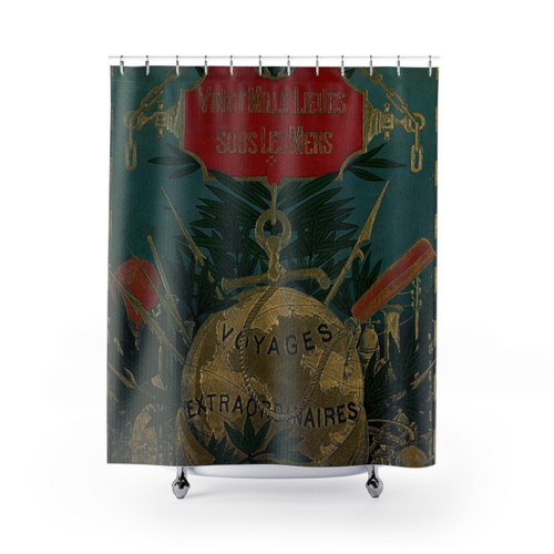 Jules Verne Extraordinary Voyages Shower Curtains