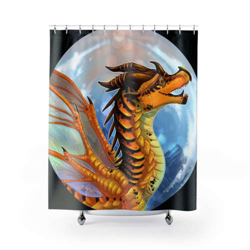 Wings of Fire Cricket Themed Shower Curtain