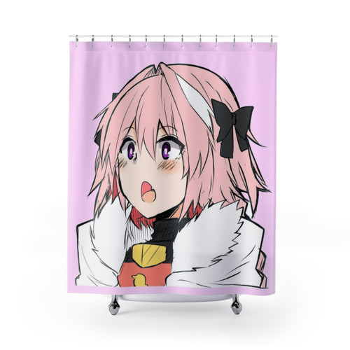 Astolfo Anime Shower Curtain for Bathroom Decor