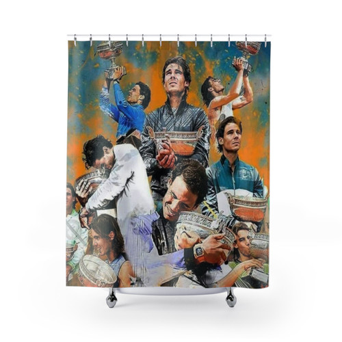 Rafael Nadal Themed Shower Curtains