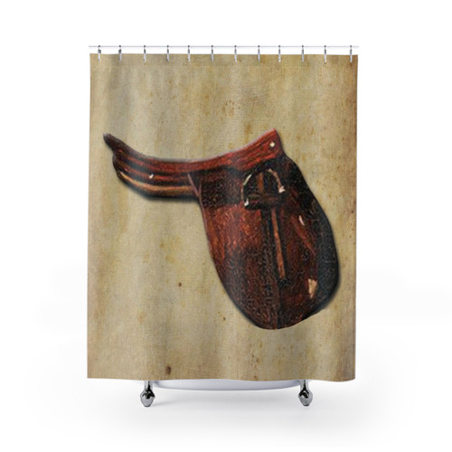 Vintage Horse Saddle Shower Curtains