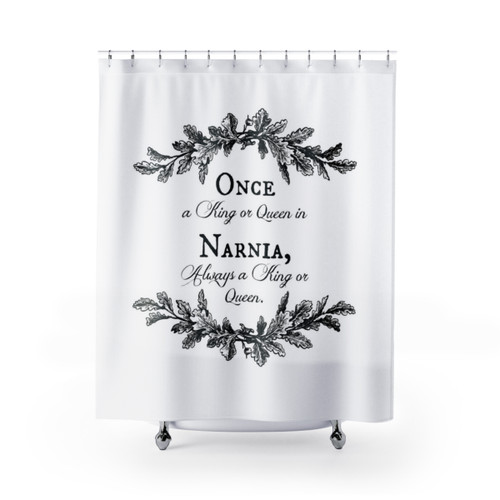 Once A King or Queen Fantasy Shower Curtains