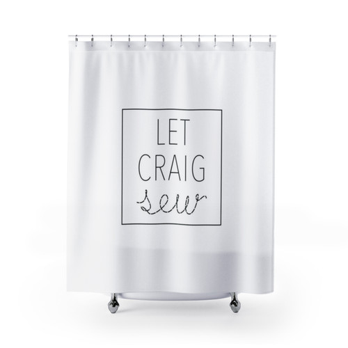 Let Craig Sew Shower Curtains - Bravo TV Inspired Design