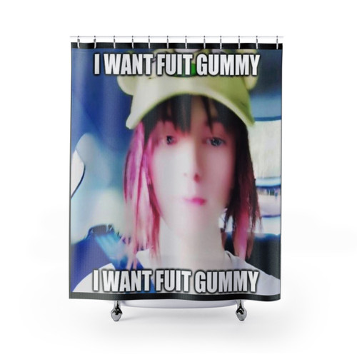 Drain Gang Bladee Themed Shower Curtains
