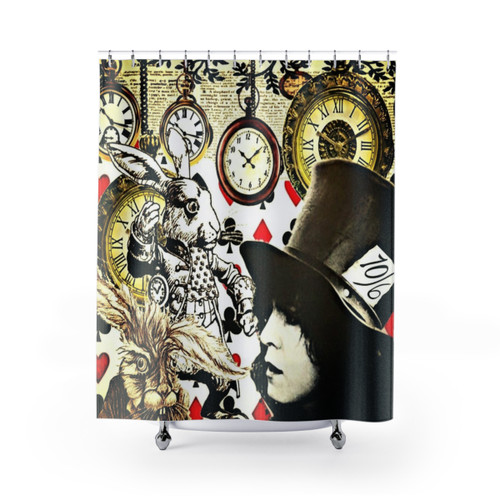 Marc Bolan Inspired Shower Curtain - Glam Rock Design