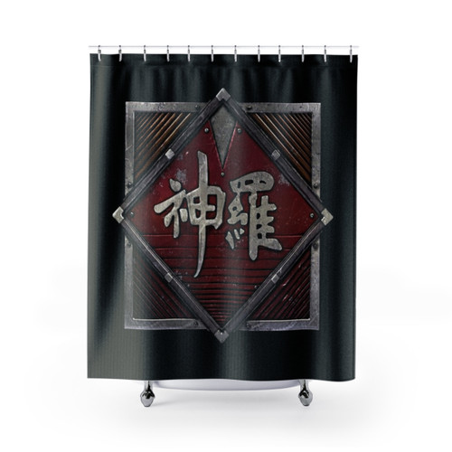 Power Company Industrial Logo Shower Curtain