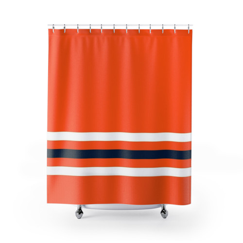Edmonton Oilers Hockey Themed Shower Curtains