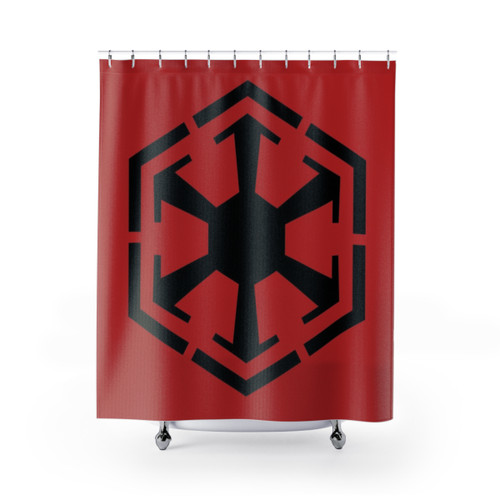 Star Wars Sith Shower Curtains - Dark Side Movie Decor