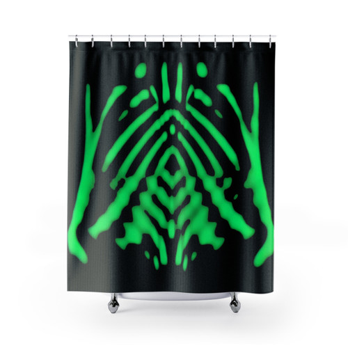 EMERALD DIAMONDS Shower Curtains