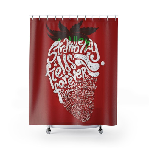 Strawberry Fields Forever Shower Curtains