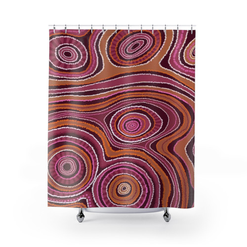 Noongar Inspired Shower Curtain