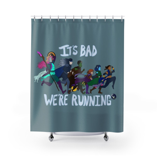 Critical Role Mighty Nein Themed Shower Curtain