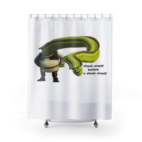 Shrek Themed Shower Curtain - Dreamworks Movie Decor