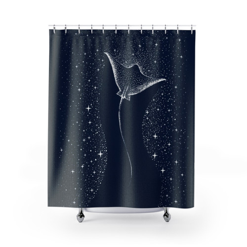 Cosmic Sea Creature Shower Curtain
