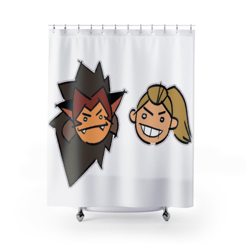 Catra and Adora Inspired She-Ra Shower Curtains