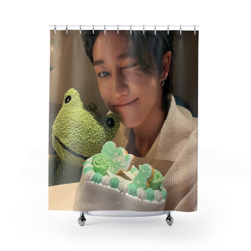 Seventeen Minghao Themed Shower Curtains