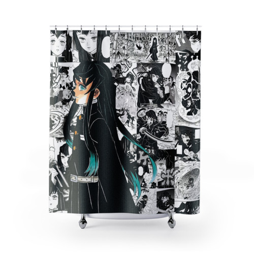 Muichiro Tokito Demon Slayer Shower Curtains