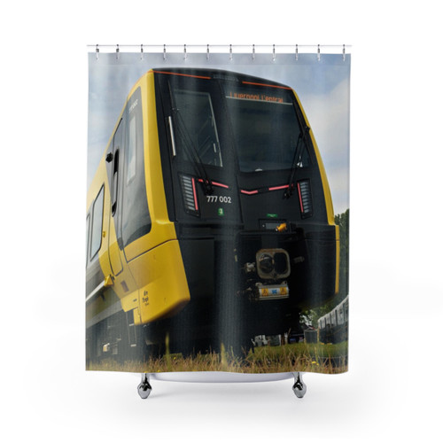 Merseyrail Class 777 Train Shower Curtains