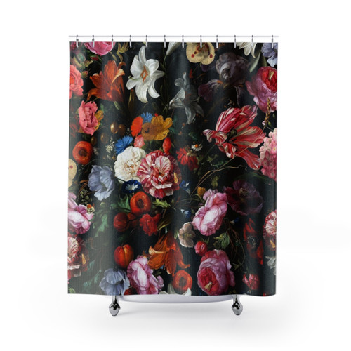 Botanical Night Garden Shower Curtains