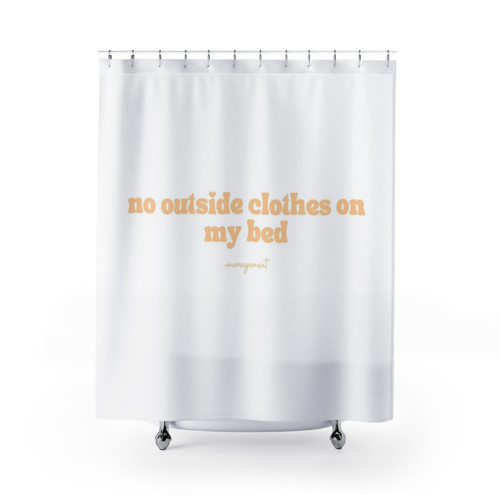 No Outside Clothes Shower Curtains