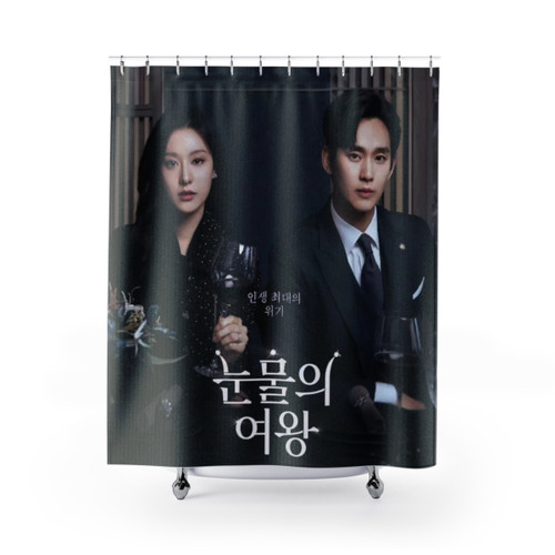 Queen of Tears Korean Drama Shower Curtains
