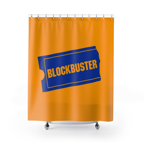 Retro Blockbuster Movie Rental Shower Curtains
