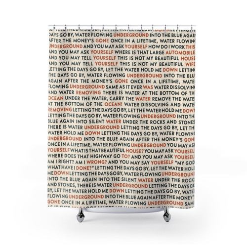 Talking Heads Once in a Lifetime Shower Curtains