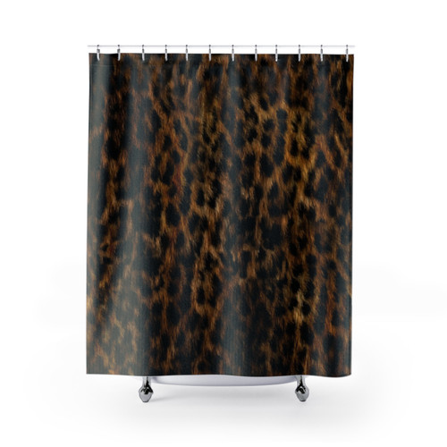 Cheetah Fur Texture Shower Curtains
