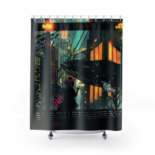 Bioshock Inspired Under the Sea Themed Shower Curtains