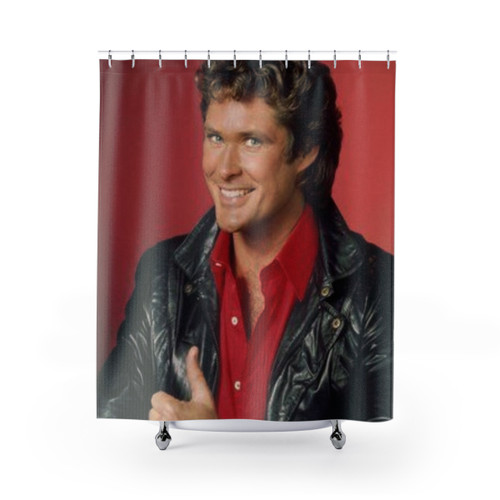 David Hasselhoff Themed Shower Curtain