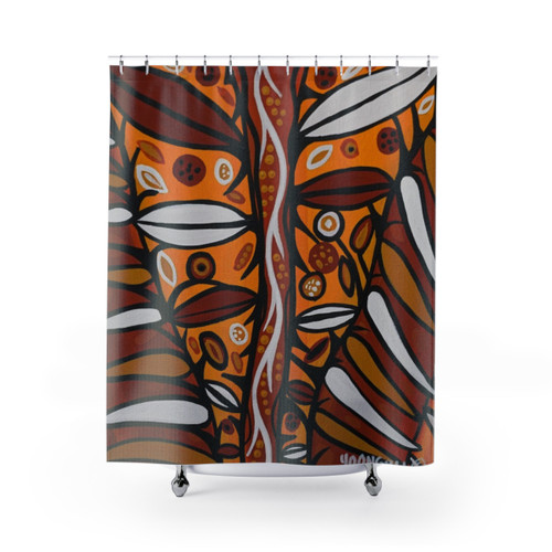 Rainforest (Fruit Season) Native Creations Shower Curtain