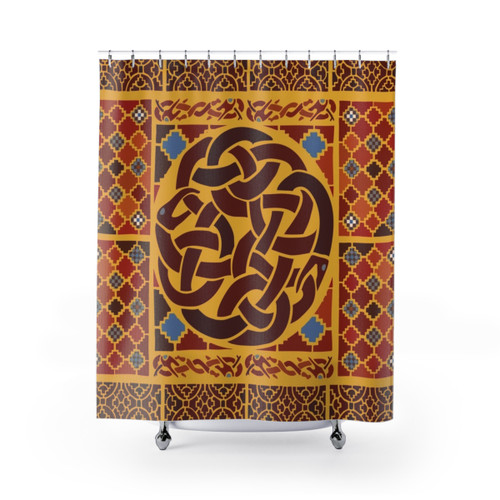 Anglo-Saxon Inspired Rædwald Shower Curtain