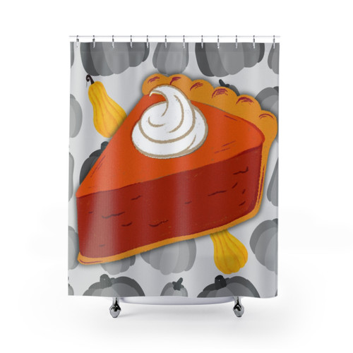 Pumpkin Pie Shower Curtain