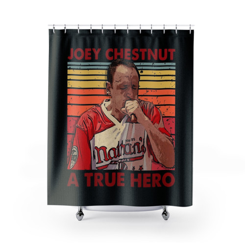 Joey Chestnut Classic Shower Curtain