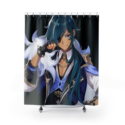 Kaeya Genshin Impact Shower Curtains