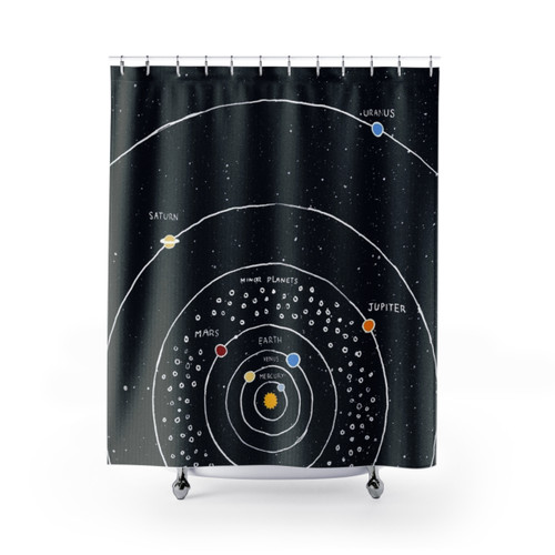 Solar System Shower Curtain