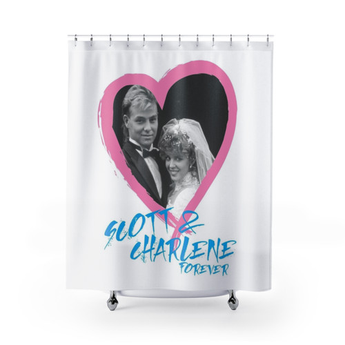 Scott & Charlene Neighbors TV Shower Curtains