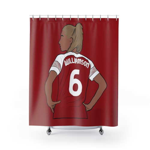 Leah Williamson Arsenal Ladies Shower Curtain
