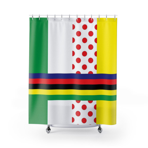 Tour De France Shower Curtains for Cycling Enthusiasts