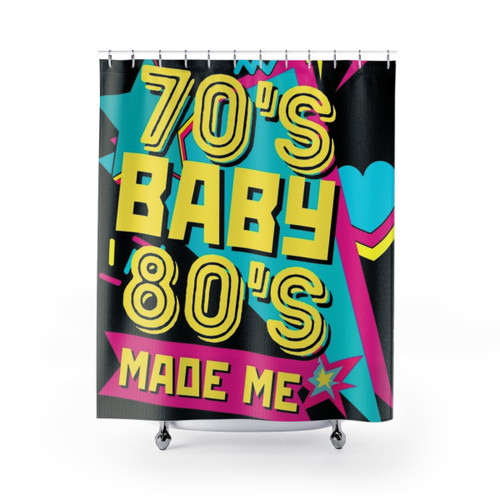 Retro 80s Disco Shower Curtains