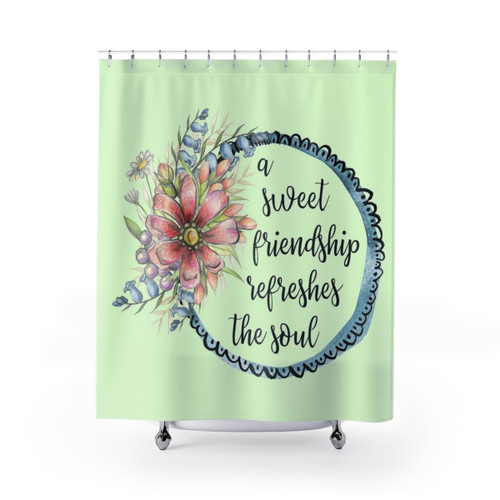 Refreshing Bible Verse Shower Curtains for Friends