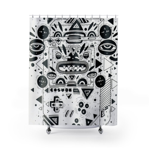 Retro Gaming Shower Curtains