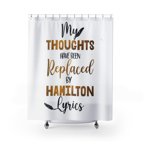 Hamilton Musical Theater Shower Curtains