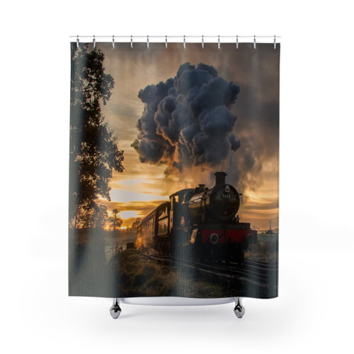 Early Morning Steam Shower Curtains