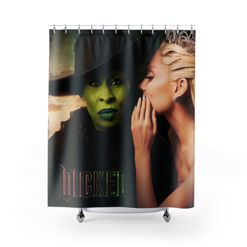 Aesthetic Wicked Fantasy Movie Graphic Shower Curtains