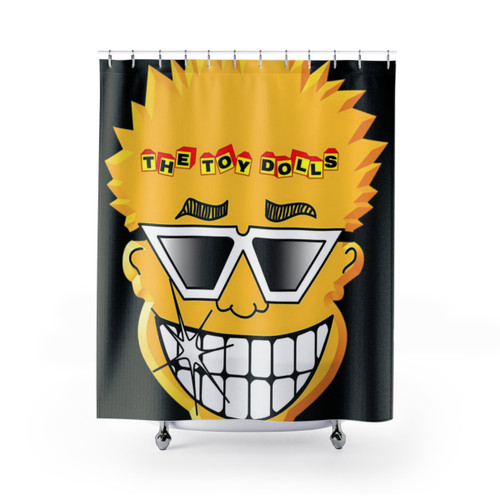 The Toy Dolls Music Logo Band Shower Curtain