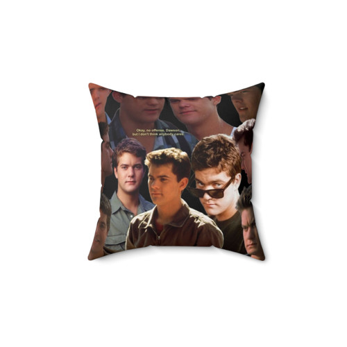 Joshua Jackson Collage Decorative Pillow - Dawson's Creek Fan Art